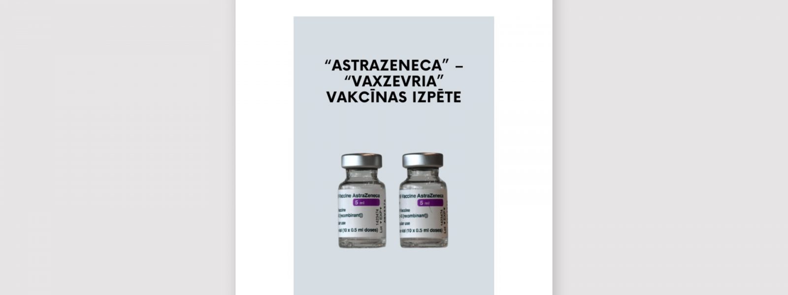 astrazeneca vakcinas komplikacijas